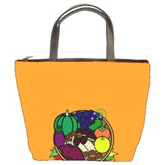 Healthy Vegetables Food Bucket Bags by Mariart