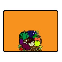 Healthy Vegetables Food Double Sided Fleece Blanket (small) 