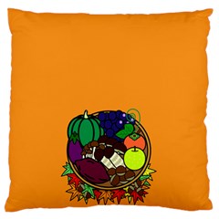 Healthy Vegetables Food Standard Flano Cushion Case (one Side)