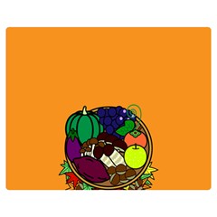 Healthy Vegetables Food Double Sided Flano Blanket (medium) 