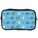 Frog Ghost Rain Flower Green Animals Toiletries Bags 2-Side Front