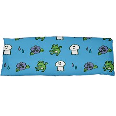 Frog Ghost Rain Flower Green Animals Body Pillow Case (dakimakura)