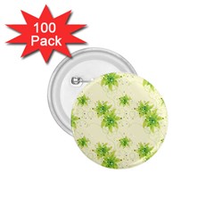 Leaf Green Star Beauty 1.75  Buttons (100 pack) 