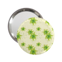 Leaf Green Star Beauty 2 25  Handbag Mirrors