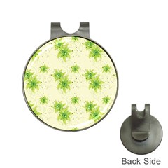 Leaf Green Star Beauty Hat Clips with Golf Markers