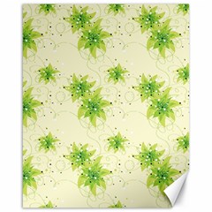 Leaf Green Star Beauty Canvas 16  x 20  