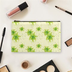 Leaf Green Star Beauty Cosmetic Bag (Medium) 