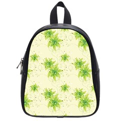 Leaf Green Star Beauty School Bag (Small)