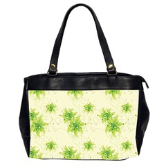 Leaf Green Star Beauty Office Handbags (2 Sides) 