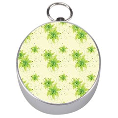 Leaf Green Star Beauty Silver Compasses