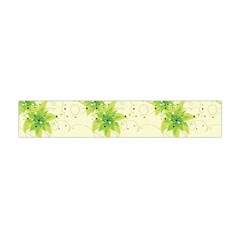 Leaf Green Star Beauty Flano Scarf (mini) by Mariart