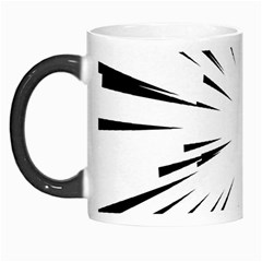 Line Black Sun Arrow Morph Mugs by Mariart