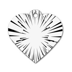 Line Black Sun Arrow Dog Tag Heart (two Sides) by Mariart