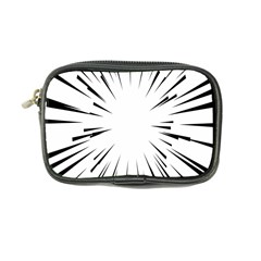 Line Black Sun Arrow Coin Purse by Mariart