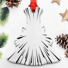 Line Black Sun Arrow Ornament (christmas Tree) 