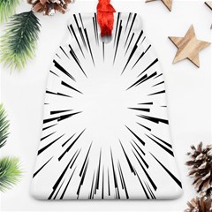 Line Black Sun Arrow Ornament (bell)