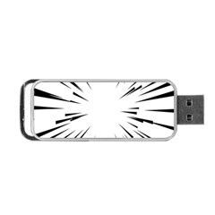 Line Black Sun Arrow Portable Usb Flash (one Side) by Mariart