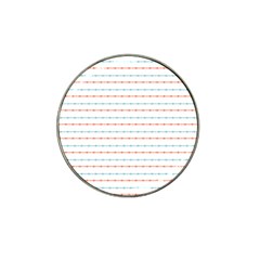 Line Polka Dots Blue Red Sexy Hat Clip Ball Marker