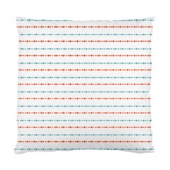 Line Polka Dots Blue Red Sexy Standard Cushion Case (one Side)