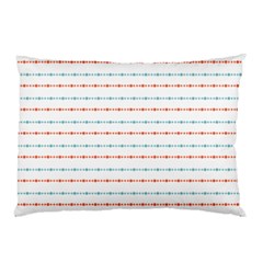 Line Polka Dots Blue Red Sexy Pillow Case (two Sides) by Mariart