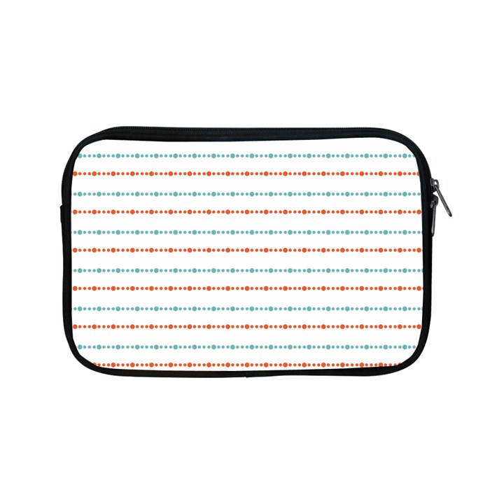 Line Polka Dots Blue Red Sexy Apple iPad Mini Zipper Cases