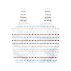 Line Polka Dots Blue Red Sexy Full Print Recycle Bags (m) 