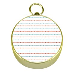 Line Polka Dots Blue Red Sexy Gold Compasses by Mariart