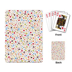 Flower Star Rose Sunflower Rainbow Smal Playing Card