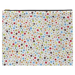 Flower Star Rose Sunflower Rainbow Smal Cosmetic Bag (xxxl)  by Mariart