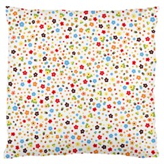 Flower Star Rose Sunflower Rainbow Smal Standard Flano Cushion Case (one Side) by Mariart