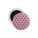 Love Black Pink Valentine 1.75  Magnets Front