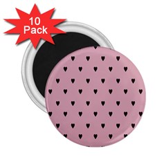 Love Black Pink Valentine 2.25  Magnets (10 pack) 