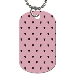 Love Black Pink Valentine Dog Tag (Two Sides)