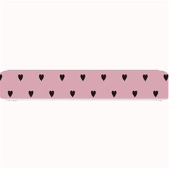 Love Black Pink Valentine Small Bar Mats by Mariart