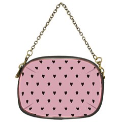 Love Black Pink Valentine Chain Purses (One Side) 