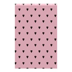 Love Black Pink Valentine Shower Curtain 48  x 72  (Small) 