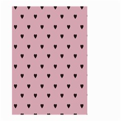 Love Black Pink Valentine Small Garden Flag (Two Sides)