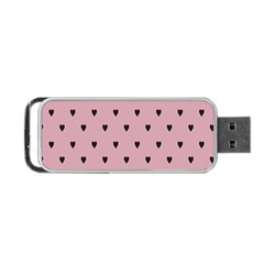 Love Black Pink Valentine Portable USB Flash (One Side)