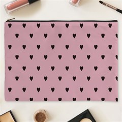 Love Black Pink Valentine Cosmetic Bag (XXXL) 