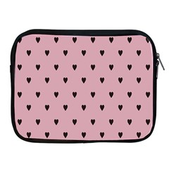 Love Black Pink Valentine Apple Ipad 2/3/4 Zipper Cases by Mariart