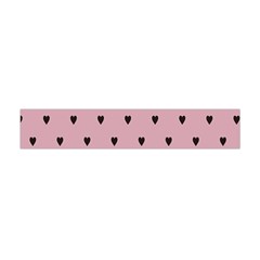 Love Black Pink Valentine Flano Scarf (Mini)