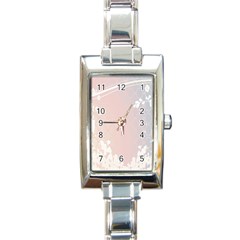 Love Heart Flower Purple Sexy Rose Rectangle Italian Charm Watch