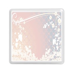 Love Heart Flower Purple Sexy Rose Memory Card Reader (square)  by Mariart