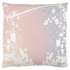 Love Heart Flower Purple Sexy Rose Large Flano Cushion Case (one Side) by Mariart