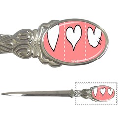 Love Heart Valentine Pink White Sexy Letter Openers