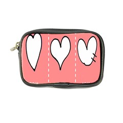 Love Heart Valentine Pink White Sexy Coin Purse