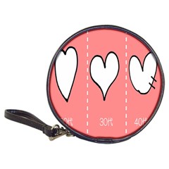 Love Heart Valentine Pink White Sexy Classic 20-cd Wallets by Mariart