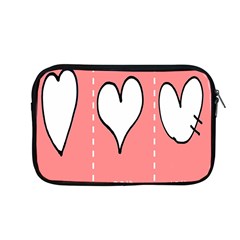 Love Heart Valentine Pink White Sexy Apple Macbook Pro 13  Zipper Case