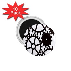 Machine Iron Maintenance 1 75  Magnets (10 Pack)  by Mariart