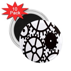 Machine Iron Maintenance 2 25  Magnets (10 Pack)  by Mariart